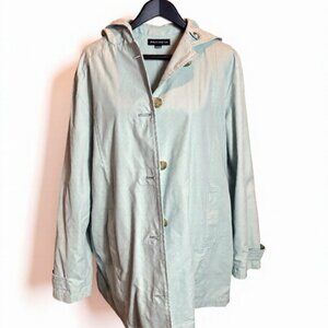 London Fog Barn Coat Light Green Size Large